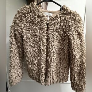 LOFT Textured Tan Jacket